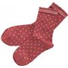 People Wear Organic Calzino in lana mista cotone -col. bacca