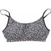 People Wear Organic Reggiseno top in cotone biologico -col. blu fantasia