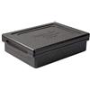 Thermo Future Box Thermo-Future-Box Lunchbox Thermobox Kühlbox Trasporto e Contenitore Termico con Coperchio Polipropilene espanso, Nero, 10 Liter 51 x 36,5 cm Dinnerbox