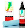 ALCLEAR 721KR pulitore frontali cucina 250 ml + panno microfibra 40x40 cm - per frontali lucidi, laccati, plastica - senza alcol - sgrassante, senza striature, delicato su superfici - Made in Germany
