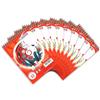Landre 100050193 - Blocco a spirale College, formato A6, 40 fogli rimovibili, a quadretti, 70 g/m², carta senza legno né microperforazione, 10 pezzi