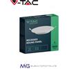 V-TAC VT-61018 Mini Pannello LED 18W ad incasso rotondo 4000K - 6400K
