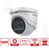 HIKVISION DS-2CE76H8T-ITMF - Telecamera Analogica Turret 5MP 4in1 WDR 130DB - Ottica Fissa (2.8mm)