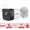 HIKVISION DS-2CE16U7T-ITF - Telecamera Analogica Bullet 8MP 4in1 WDR 130DB - Ottica Fissa (3.6mm)