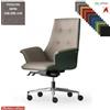 Elleci Office Maxima Plus Poltrona semi-direzionale movimento sincronizzato multiblock reg. laterale base alluminio TESSUTO MINI class 1 IM