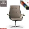 Elleci Office Maxima Plus Poltrona semi-direzionale girevole base 4 razze alluminio TESSUTO MINI class 1 IM