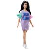 Barbie Fashionista, Bambola Mora con Vestito Unicorn Believer, Giocattolo per Bambini 3+ Anni, FXL60