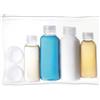 Viaggio personalizzati Kit flaconi da viaggio porta liquidi personalizzate o neutre