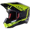 ALPINESTARS Casco Alpinestars SM5 Beam nero giallo fluo