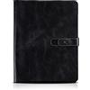 Londo Custodia in Vera Pelle per Tablet per iPad Air 11 Pollici, iPad Pro 11 e iPad - Case con Due Scomparti per Carte e Portapenne/Apple Pencil in Pelle