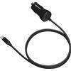 Amazon Basics - Caricabatterie per auto 5 V 2,4 A con cavo Lightning Dritto, 0,91 m, Nero