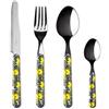 Excelsa Amalfi Servizio 24 Posate, Acciaio Inox 18/0