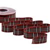 Furlanis - Nastro Raso Scozzese, Tessuto Italiano - Rosso, 23 mm x 25m