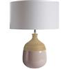 LUSSIOL Prada, lampada decorativa in ceramica, 60 W, tortora ø35 x 48 cm