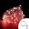 Wisdom Stringa 5 metri da 50 MicroLed Rosso a batteria Wisdom