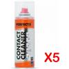 SOLCHIM Kit Risparmio con 5 Bombolette Spray da 200 ml di Contact Cleaner Perfects - Lubrificante Oleoso Pulisci Contatti