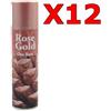 SOLCHIM Kit Maxi Risparmio con 12 Bombolette da 150 ml di ROSE GOLD SPRAY