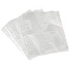 Veloflex 5347300 - Buste trasparenti in PP, per fotografie, formato verticale, 5 pz, trasparenti