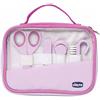 Chicco Set Unghie Happy Hands Forbicine Limette Tagliaunghie Colore Rosa, 1 Kit