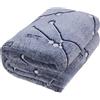 Kanguru - Plaid Singolo, Glow, 130x230 cm, Coperta per Letto, stelle si illumina al buio, soffice pile, misura singola 1 piazza, idea regalo natale bambino bambina, idee compleanno, cameretta