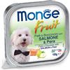 MONGE CANE FRUIT SALMONE E PERA GR.100