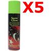 SOLCHIM KIT RISPARMIO con 5 Bombolette da 150 ml di NEVE SPRAY LUMINESCENTE - Neve Artificiale che si illumina al buio