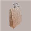 SCOTTON 20 Pz Shopper Carta Marrone Words Manico Cordino 350x130H430