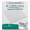 ICOPIUMA GARZA COMPRESSA IN TESSUTO NON TESSUTO ADESIVA 10X10 CM 16 PEZZI