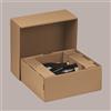 LUCGEL SRL Scatola Porta 2 Bottiglie Olio Vino 750 ml in Carta Avana Express Sicura per Spedizione 390x270H130mm 3 pezzi