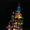 GEAMENT Set di Luci LED per NINJAGO City Gardens (GIARDINI DI NINJAGO CITY) - Kit Di Illuminazione Compatibile Con LEGO 71741 (Modello di mattoncini non incluso)