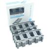 Trixbrix.eu Trixbrix Curve R88 8 pz quarto di cerchio - compatibili con Lego City | Compatibile con Lego City Train: 60197, 60198, 60205, 60238, 60336, 60337, 10277, 60051, 60052, 60098, 60423 · Made in EU