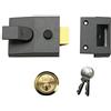 Yale Locks P88 - Chiavistello standard DMG, cilindro in ottone, spessore: 60 mm, Visi Pack