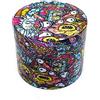 TPLF Grinder Rick e Morty 40 mm in 4 parti smerigliatrice spezie pesce globuloso in zinco trituratore di erbe essiccate con la sua piccola spatola per polline coperchio magnetico per una chiusura perfetta