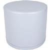 insGraF Pouff Tondo cm. 50x45 H Grigio Per Ambienti Scolastici Moderni