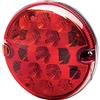 HELLA VALUEFIT 2SB 357 028-011 Luce posizione posteriore, LED, 24/12V, Montaggio, esterno/avvitato, colore diffusore luce rosso, Spina estremità del cavo aperta, Sx/Dx, Quantità 1