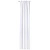 Verdi Valentin - Tenda con passanti, effetto batista, 140 x 245 cm, colore: Bianco