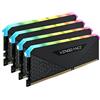 Corsair Vengeance RGB RS 64GB (4 x 16 GB), DDR4 3200MHz C16 Memoria per Desktop (Illuminazione RGB Dinamica, Compatibile con Intel x 299, AMD TR x 40 & Intel/AMD 300/400/500 Series), Nero
