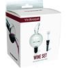 VB VIN BOUQUET Vin Bouquet Decantador y tapón de vacío Kit Vino, Nero, 0 cm, 2 unità