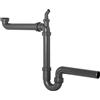 Cornat Rezyklat T353103R - Sifone per lavabo, 1 1/2 pollici x 40 mm, con attacco per dispositivi, realizzato in plastica riciclata, made in Germany, qualità