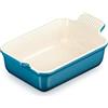 Le Creuset Pirofila rettangolare Tradition in gres vetrificato, 19 cm, 1.1 L, Deep Teal, 71102196420001
