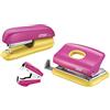 Rapid F5-Mini Set cucitrice e perforatrice Rosa/Giallo