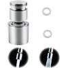 TXErfolg Rubinetto Girevole a 360 ° Aeratore Rubinetto per Acqua M22 Filettatura Interna Aeratore per Rubinetto Girevole con Adattatore per Filettatura Esterna M24