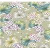 Vilber - Carta da parati, stampa digitale su tessuto non tessuto, pvc free, inchiostri ecologici hp latex, collezione LEAVES, larghezza speciale 68 cm x 10 m di lunghezza, copertura 6,80 m(^>2