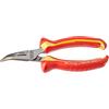 USAG U00810113 Pinza isolata 1000V a becchi mezzotondi piegati 45°, Rosso