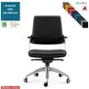 Elleci Office Omnia Poltrona semi direzionale con oscillante a fulcro avanzato base alluminio verniciata grigia ONE class 1 IM