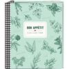 moses. 80667 - Raccoglitore per ricette Bon Appétit in formato DIN A5, libro di ricette con 25 fogli per ricette e 5 tasche per registro, libro di cucina personalizzato da scrivere