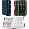 Prophila Collection Prophila Leuchtturm classificatori 60 Pagina Bianco con Cofanetto Blu