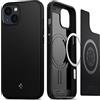 Spigen Cover Mag Armor MagFit, Compatibile con MagSafe, Custodia Magnetica per iPhone 13 - Nero Opaco