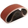 Sruhrak Nastri Abrasivi 75 x 533 mm - Grane 320 Carta Abrasiva per Levigatrice a Nastro, per Levigare,Limare,Affilare e Rimuovere Metallo/Legno (15 Pezzi)