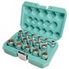WIESEMANN 1893 Set di bussole 12 chiavi 1/2 pollice 16pcs 8-24mm da WIESEMANN 1893 I Bussole in acciaio Q-30 I Set di bussole multi-dente I Con pratica cassetta degli attrezzi I 81499